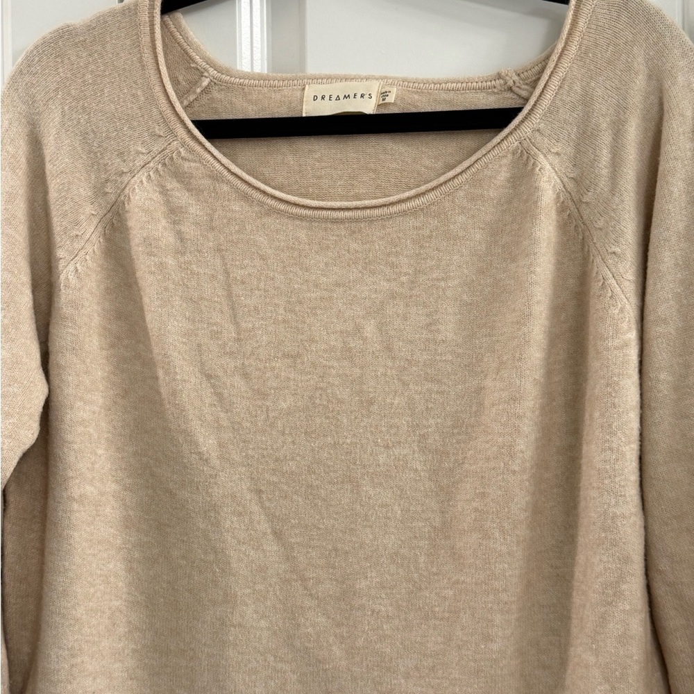 Dreamers Classic Tan Sweater - Picture 2 of 7